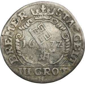 Germany, City of Bremen, 3 Grote 1672 - RARE