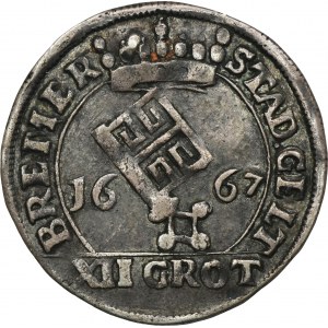 Německo, město Brémy, 12 Grote 1667