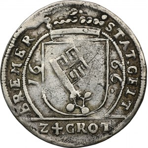 Německo, město Brémy, 24 Grote 1666