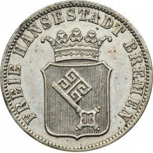 Nemecko, mesto Brémy, 12 Grote 1859