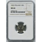 10 pennies 1923 - NGC MS66 - BEAUTIFUL
