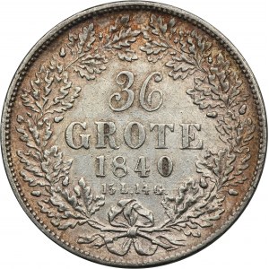 Nemecko, Mesto Brémy, 36 Grote 1840 - RARE