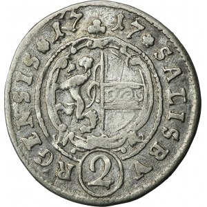 Austria, Archbishopric of Salzburg, Franz Anton von Harrach, 2 Kreuzer 1717