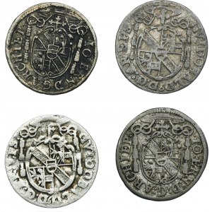 Set, Austria, Archbishopric of Salzburg, 1 Kreuzer (4 pcs.)