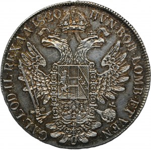 Rakúsko, František II, Thaler Praha 1820 C