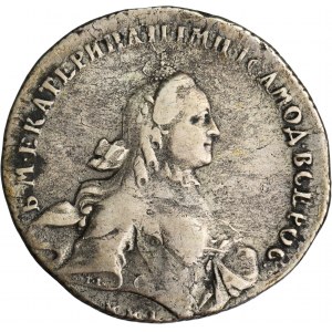 Rusko, Kateřina II, rubl Moskva 1764 ММД EI