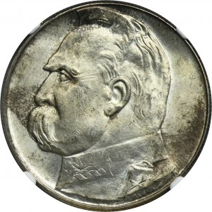 Piłsudski, 10 zlatých 1939 - NGC MS63