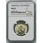 Woman and ears, 2 gold Philadelphia 1924 - REPLACEMENT - NGC MS63