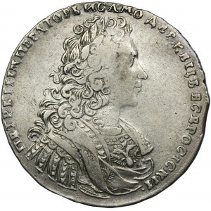 Russia, Peter II, Rubel Moscow 1729