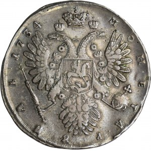 Russia, Anna, Moscow Rouble 1734