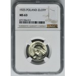 Žena s ušima, 1 zlatá Londýn 1925 - NGC MS63 - tečka za datem