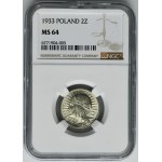 Head of a Woman, 2 gold 1933 - NGC MS64