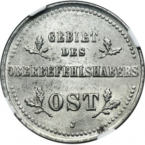 Ost, 1 Kopiejka Hamburg 1916 J - NGC MS63