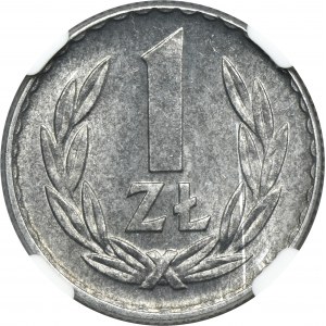 1 złoty 1967 - NGC MS65 - RZADKI