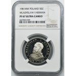 50 złotych 1981 Władysław I Herman - NGC PF67 ULTRA CAMEO - LUSTRZANKA