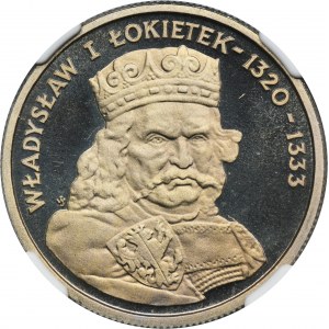 100 złotych 1986 Władysław I Łokietek - NGC PF68 ULTRA CAMEO - LUSTRZANKA