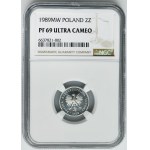 2 złote 1989 - NGC PF69 ULTRA CAMEO - LUSTRZANKA