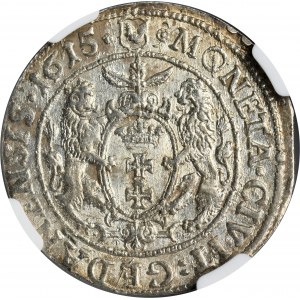 Sigismund III Vasa, 1/4 Thaler Danzig 1615 - NGC MS62