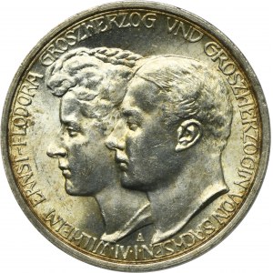 Germany, Saxony-Weimar-Eisenach, Wilhelm Ernst, 3 Mark Berlin 1910 A