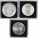 Set, Netherlands, 2 1/2 Gulden and 10 Gulden (3 pcs)