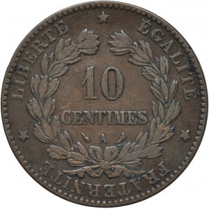France, Third Republic, 10 Centimes Paris 1897 A