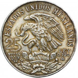 Mexico, Republic, 25 Pesos Mexico 1968 - XIX Olympic Games