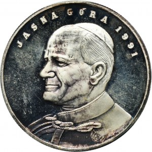 Commemorative medal, John Paul II, Jasna Góra 1991