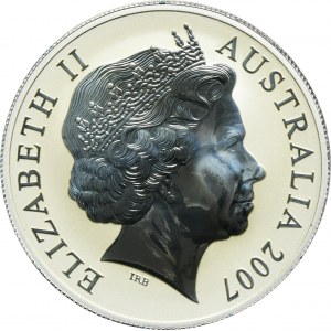 Austrália, Elizabeth II, 1 dolár Canberra 2007 - Klokan