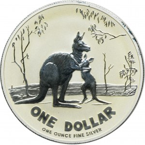 Austrália, Elizabeth II, 1 dolár Canberra 2007 - Klokan