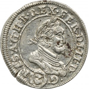 Rakúsko, Ferdinand II, 3 Krajcars Graz 1632