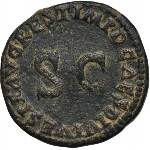 Roman Imperial, Tiberius, As - RARE