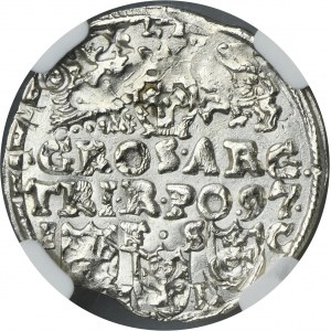 Sigismund III Vasa, 3 Groschen Bromberg 1597 - NGC MS62