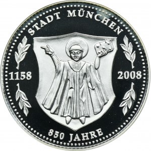 Germany, Medal commemorating the 850th anniversary of the city of Munich, 2008