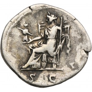 Roman Imperial, Sabina, Denarius - RARE