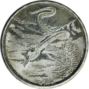 Švajčiarsko, 20 frankov Bern 1995 B - Rhaetian Snake Queen