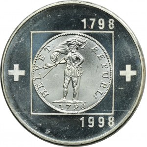 Švajčiarsko, 20 frankov Bern 1998 B - Helvétska republika