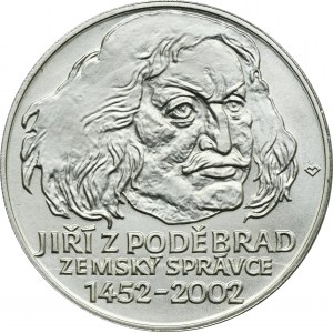 Czech Republic, 200 Korun Jablonec nad Nisou 2002 - George of Poděbrady