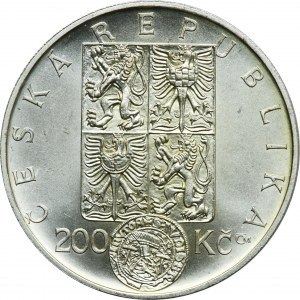 Czech Republic, 200 Korun Jablonec nad Nisou 2000 - Currency Reform of Wenceslaus II