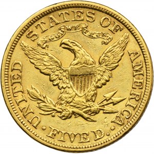 USA, 5 Dollars Philadephia 1907 - Liberty Head