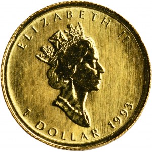 Kanada, Elizabeth II, 1 dolár Ottawa 1993