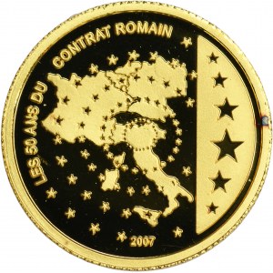 Democratic Republic of the Congo, 1.500 CFA Franc 2007 - 50th Anniversary of the Treaty of Rome