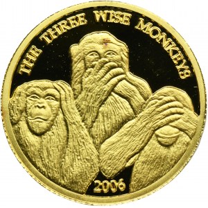 Somálsko, 4 000 šilinků 2006 - Tři moudré opice