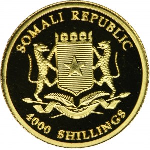 Somalia, 4,000 Shillings 2006 - Three Wise Monkeys