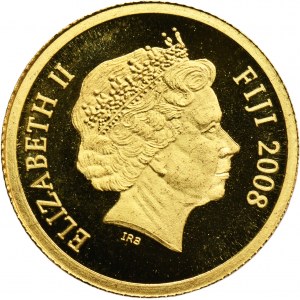 Fiji, Elizabeth II, 10 Dollar Balern 2008 - Lapita Art