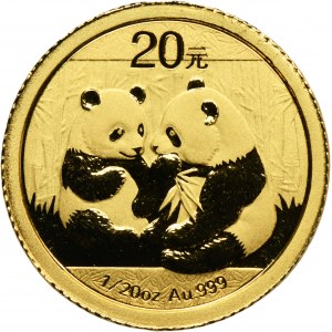 China, 20 Yuan 2009 - Panda