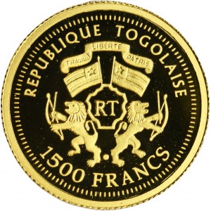 Togo, 1.500 Francs 2007 - Atlas