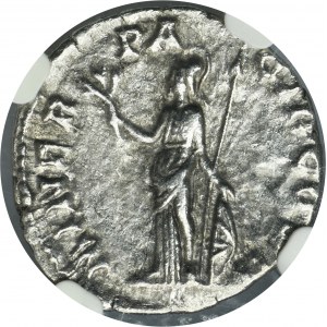 Roman Imperial, Clodius Albinus, Denarius - NGC Ch XF