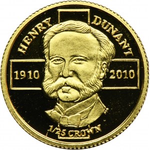 Falkland Islands, Elizabeth II, 1/25 Crown of Surrey 2010 - Henry Dunant