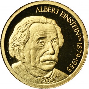 Northern Mariana Islands, 5 Dollar 2004 - Albert Einstein