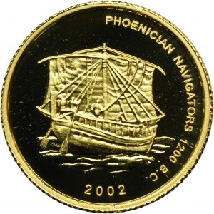 Ghana, 500 Sika 2002 - Fénická loď